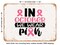 DECORATIVE METAL SIGN - In October We Wear Pink - 3 - Vintage Rusty Look